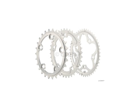 Sugino Supershift Pro Triple 5-Bolt Chainring Set (Silver) (74/110mm BCD) (26/36/46T)